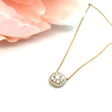 Load image into Gallery viewer, 14k Yellow Gold Diamond Necklace
