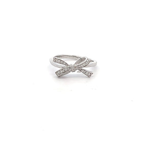 14k White Gold Diamond Ring