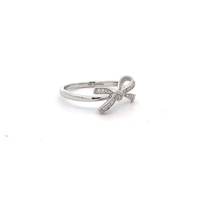 14k White Gold Diamond Ring