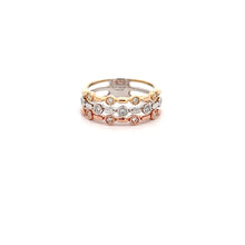 Load image into Gallery viewer, 14k Tri Tone Diamond Ring
