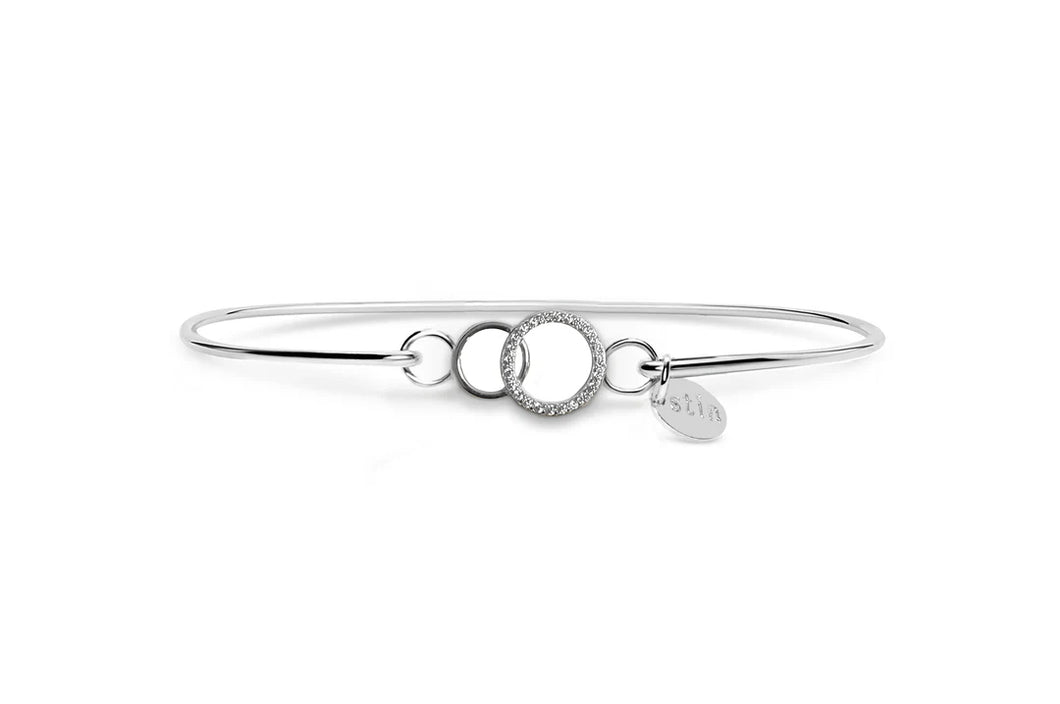 Pavé Icon Bracelet Dainty Double