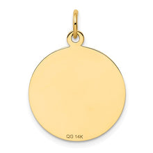 Load image into Gallery viewer, 14k Yellow Gold Confirmation Medal
