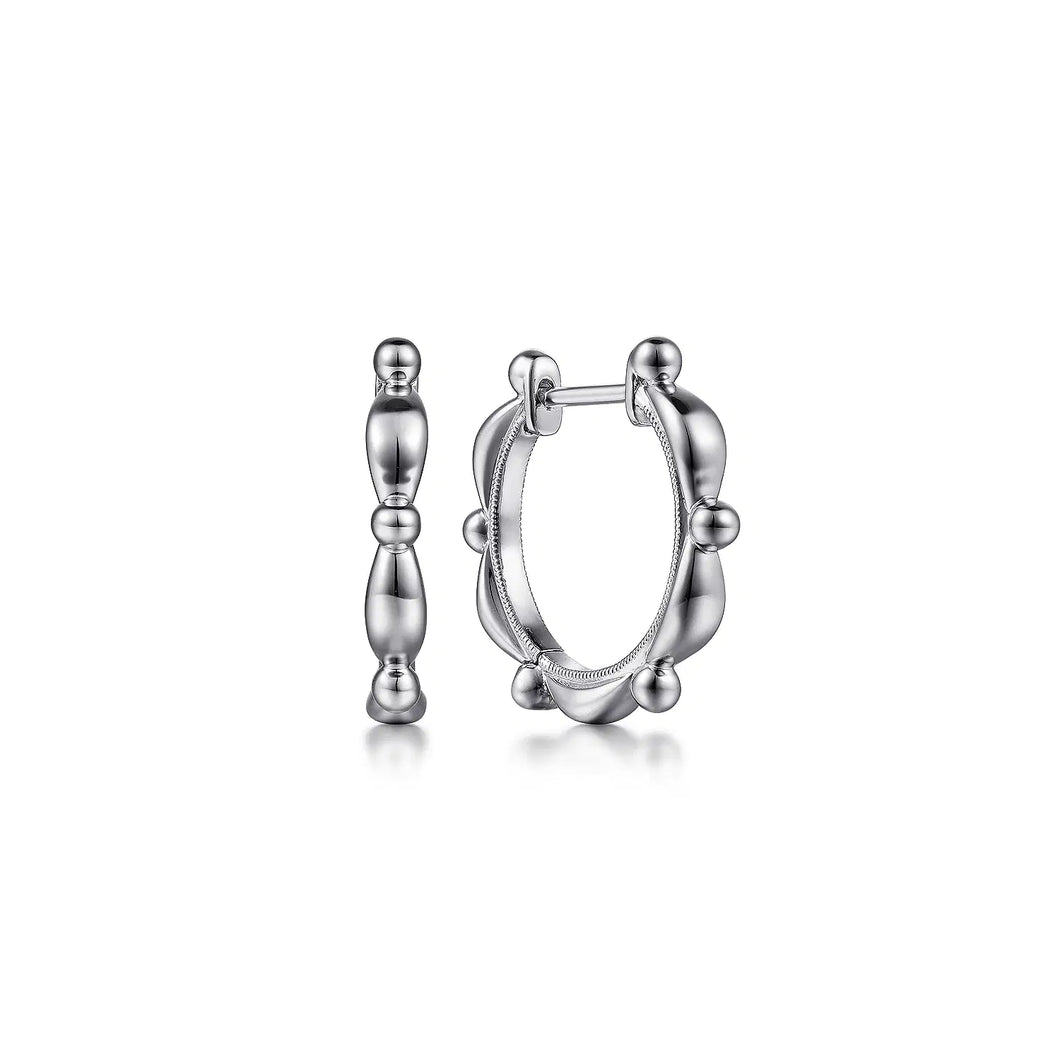 Sterling Silver Huggie Earrings