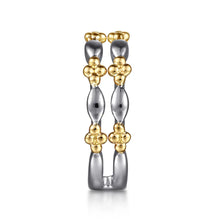 Load image into Gallery viewer, Sterling Silver 14k Yellow Gold Ring

