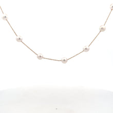 Load image into Gallery viewer, 14k Yellow Gold Pearl Necklace
