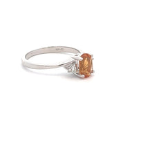 Load image into Gallery viewer, 14k White Gold Citrine Ring
