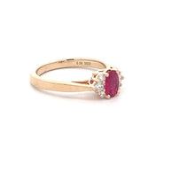 Load image into Gallery viewer, 14k Yellow Gold Ruby Ring
