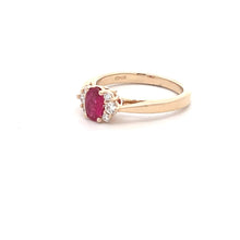 Load image into Gallery viewer, 14k Yellow Gold Ruby Ring

