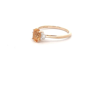 14k Yellow Gold Citrine Ring