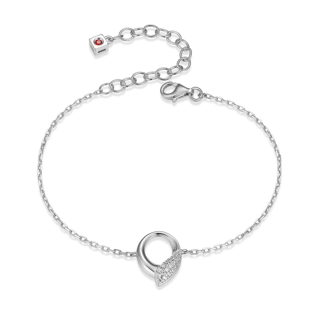 Sterling Silver CZ Bracelet
