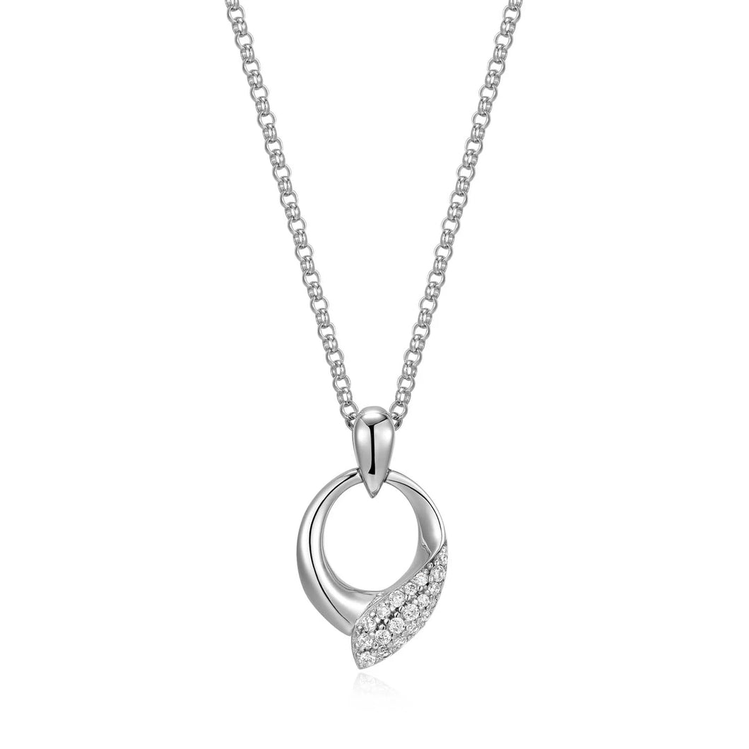 Sterling Silver CZ Necklace