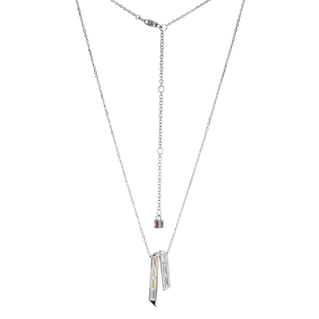 Sterling Silver CZ Necklace