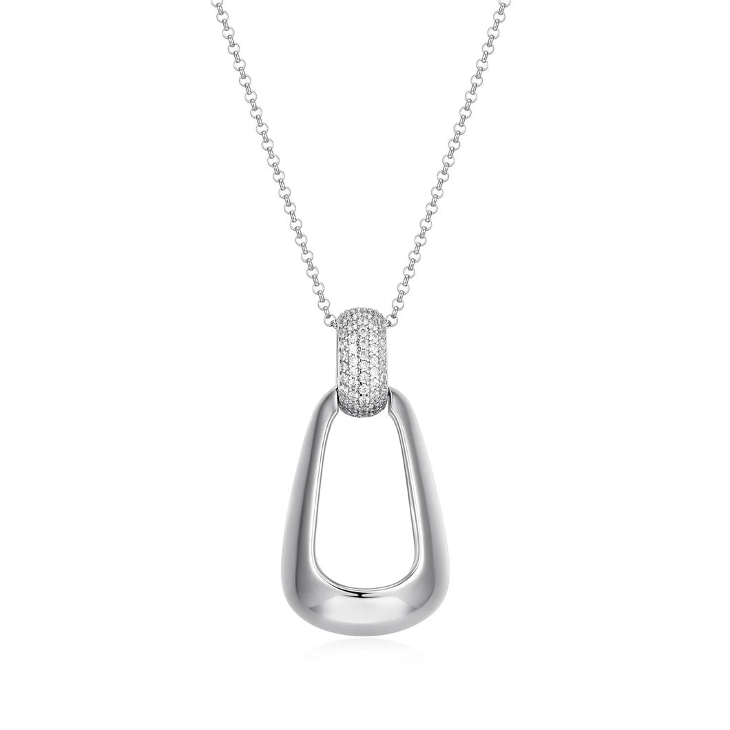 Sterling Silver CZ Necklace