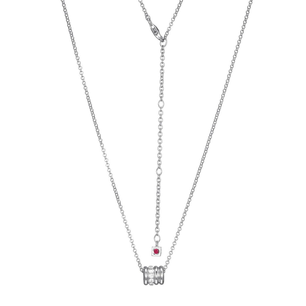 Sterling Silver CZ Necklace