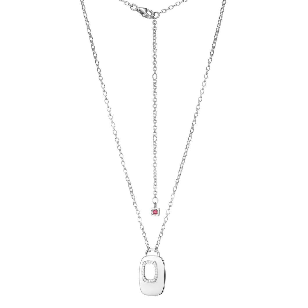 Sterling Silver CZ Necklace