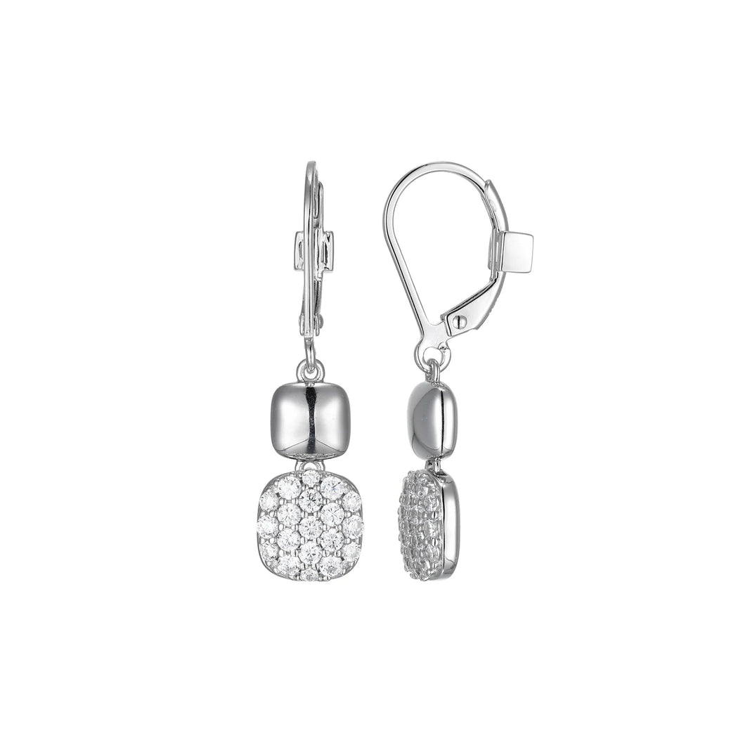Sterling Silver CZ Earrings