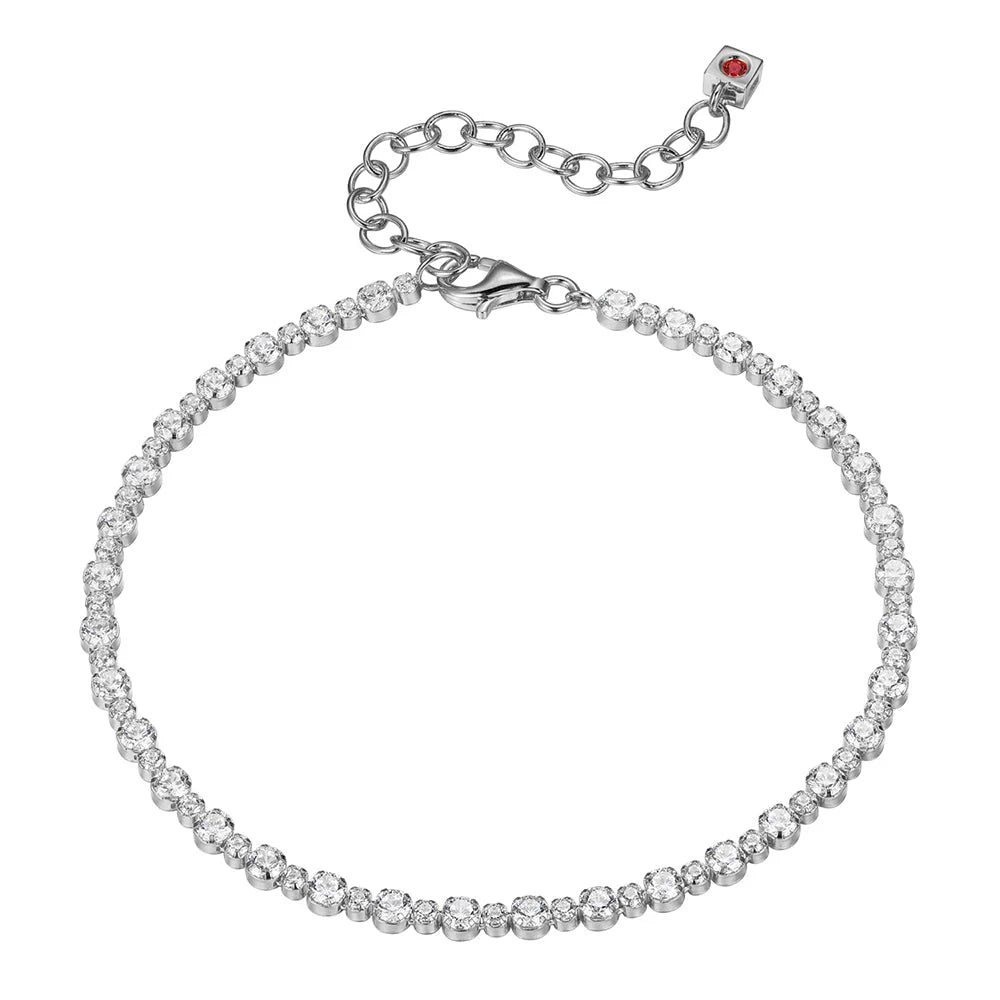 Sterling Silver CZ Bracelet