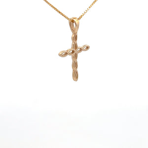 14k Yellow Gold Cross Pendant