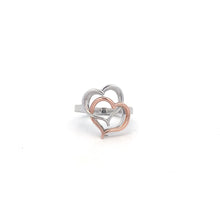 Load image into Gallery viewer, 14k Two Tone Signature Heart Ring
