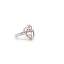 Load image into Gallery viewer, 14k Two Tone Signature Heart Ring
