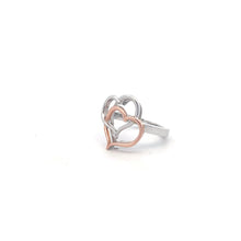 Load image into Gallery viewer, 14k Two Tone Signature Heart Ring
