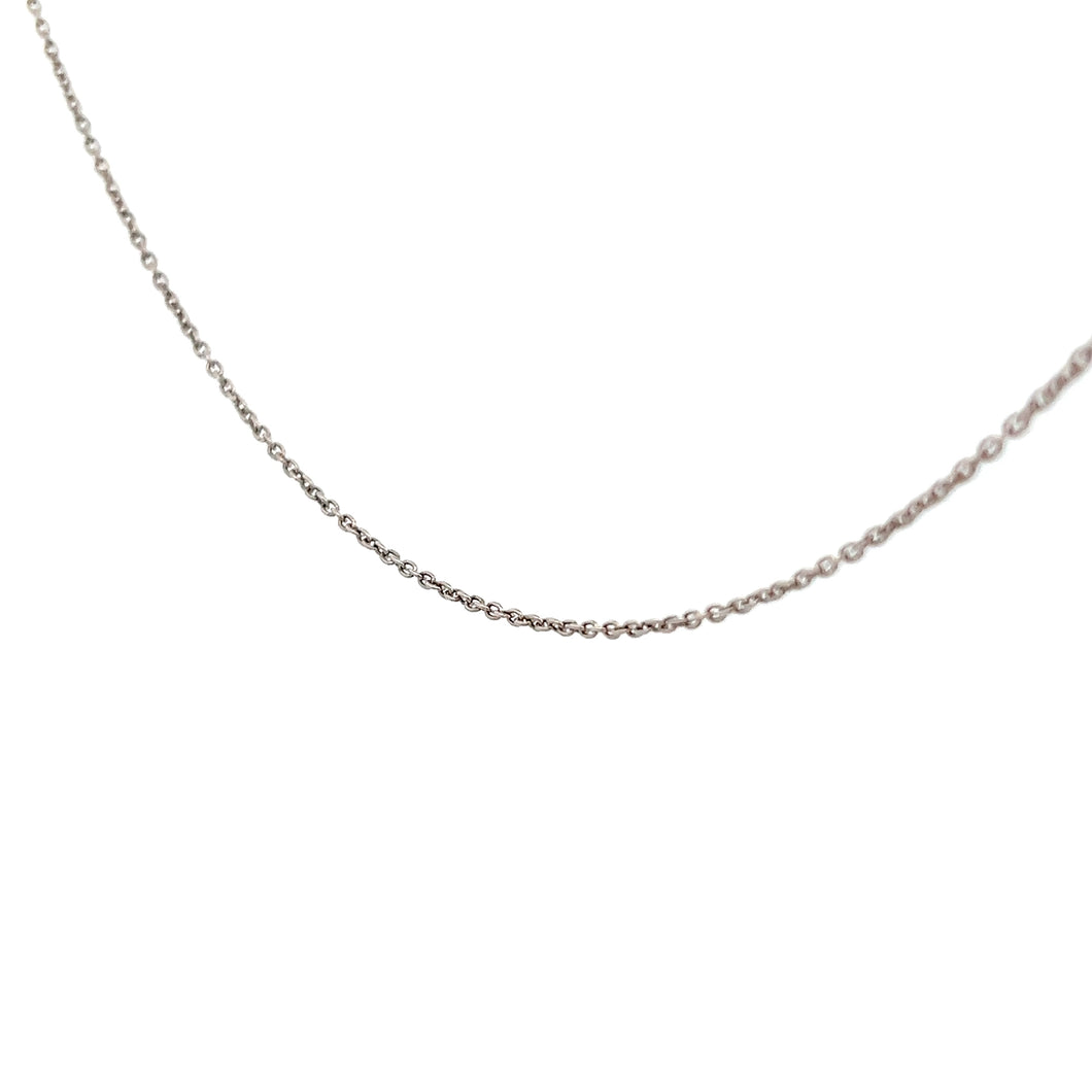 Sterling Silver 14” Cable Chain