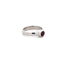 Load image into Gallery viewer, Sterling Silver Garnet Ring
