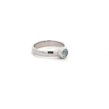 Load image into Gallery viewer, Sterling Silver Aquamarine Ring
