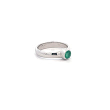 Load image into Gallery viewer, Sterling Silver Emerald Ring
