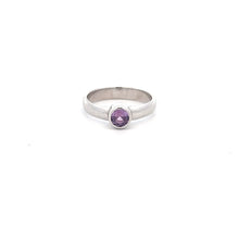 Load image into Gallery viewer, Sterling Silver Synthetic Alexandrite Ring
