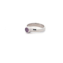 Load image into Gallery viewer, Sterling Silver Synthetic Alexandrite Ring
