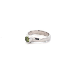 Sterling Silver Peridot Ring