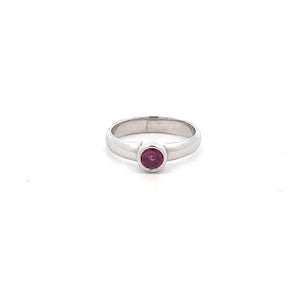 Sterling Silver Pink Tourmaline Ring