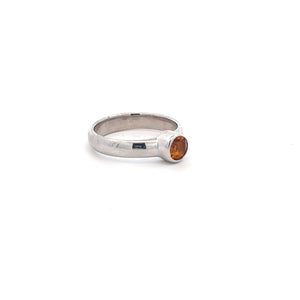Sterling Silver Citrine Ring