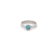 Load image into Gallery viewer, Sterling Silver Blue Topaz Ring
