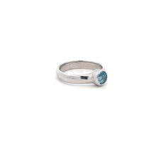 Load image into Gallery viewer, Sterling Silver Blue Topaz Ring
