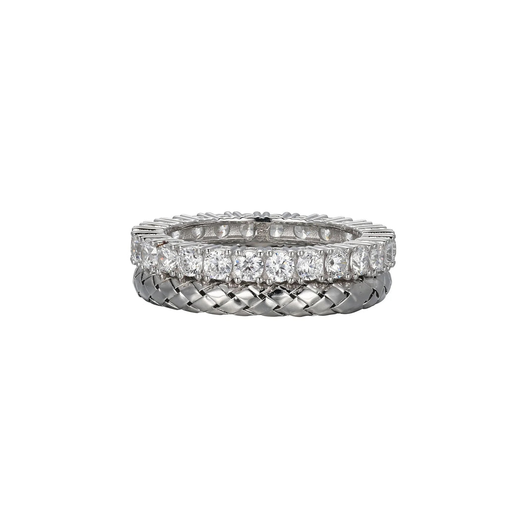 Sterling Silver Cubic Zirconia Ring