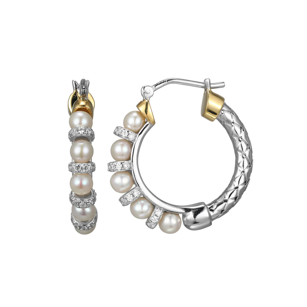 Sterling Silver Pearl Earrings