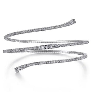 14k White Gold Diamond Bracelet
