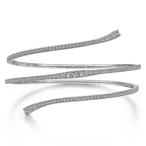 14k White Gold Diamond Bracelet