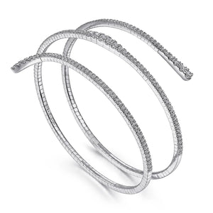 14k White Gold Diamond Bracelet