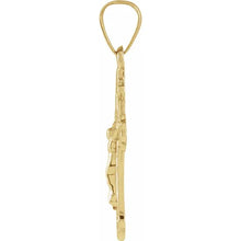 Load image into Gallery viewer, 14k Yellow Gold Crucifix Pendant
