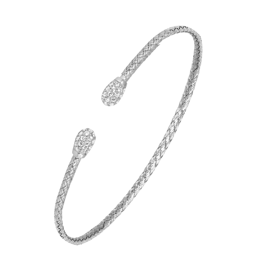 Sterling Silver CZ Bracelet