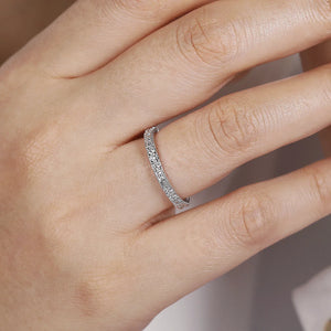 14k White Gold Diamond Ring