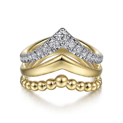 14k Yellow Diamond Ring