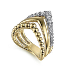 Load image into Gallery viewer, 14k Yellow Diamond Ring
