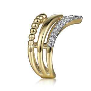 14k Yellow Diamond Ring