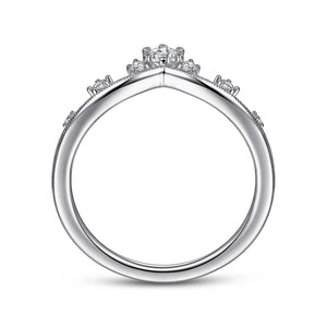 14k White Gold Diamond Ring