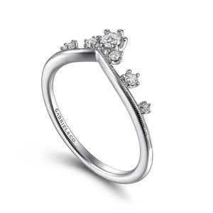 14k White Gold Diamond Ring