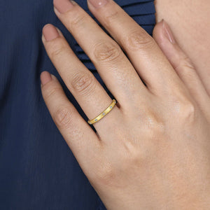 14k Yellow Gold Diamond Ring